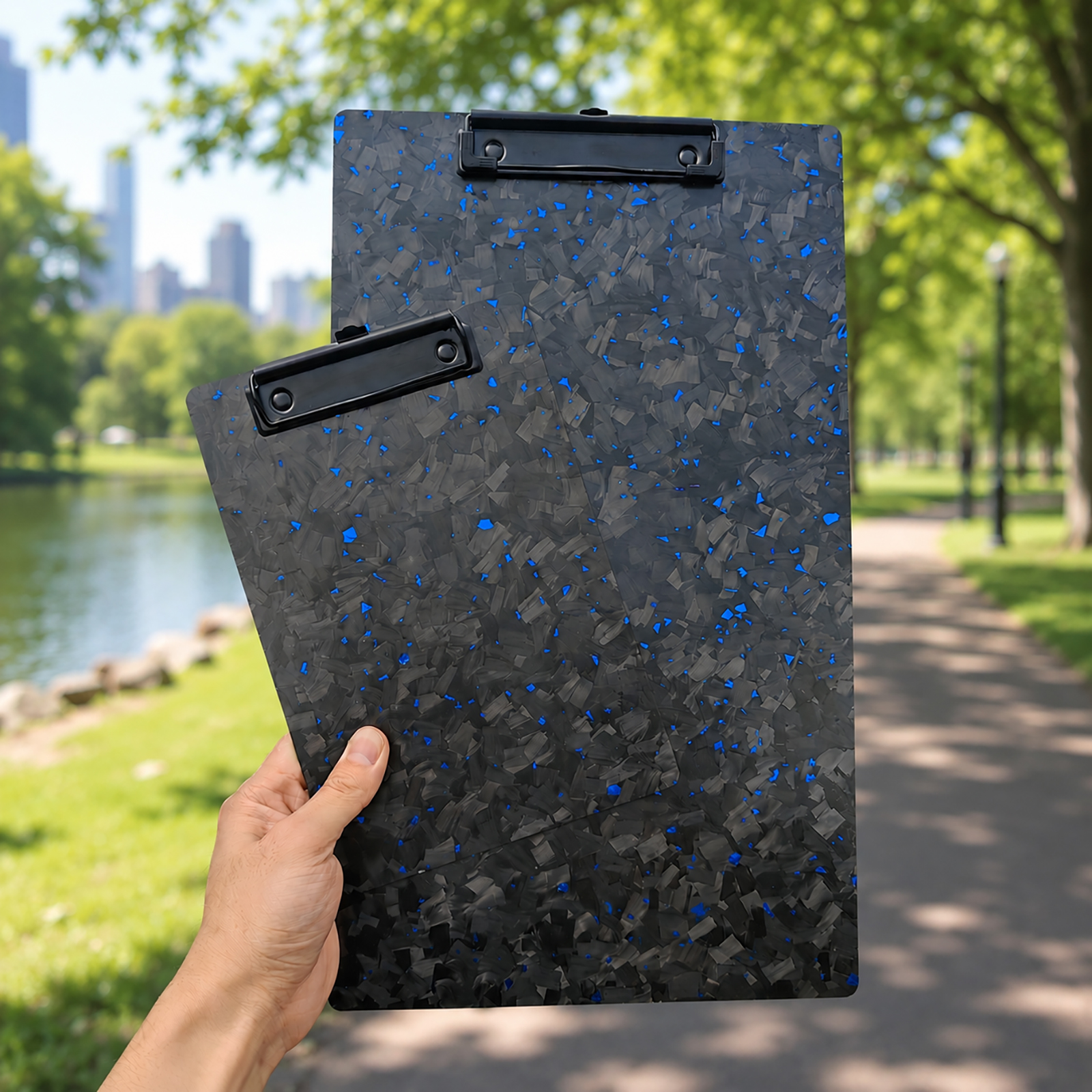 6x9 Forged Carbon Fiber Mini Clipboard - A5 Pocket Board