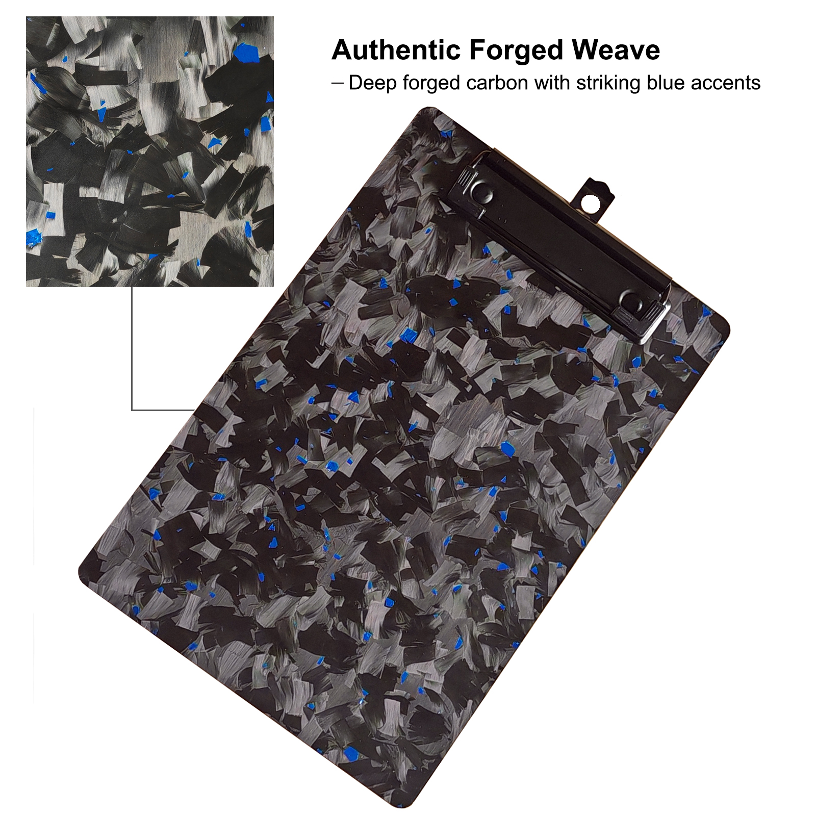 6x9 Forged Carbon Fiber Mini Clipboard - A5 Pocket Board