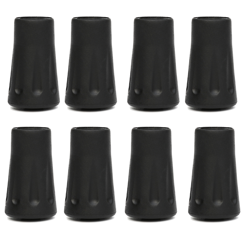 11mm Universal Trekking Pole Rubber Tips, Anti-Slip Wear-Resistant Feet