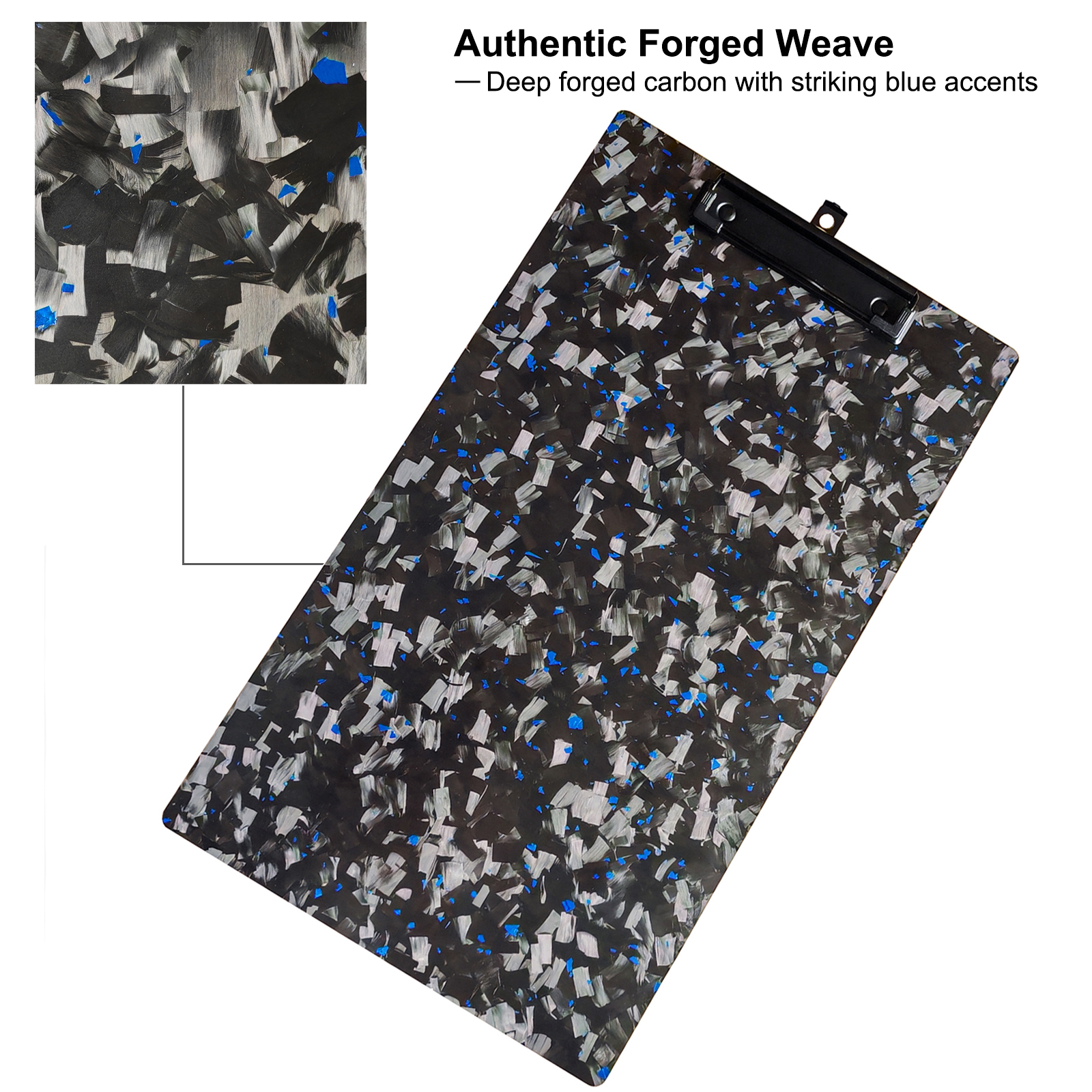 9 x 15.5 Inch Legal Size Forged Carbon Fiber Clipboard