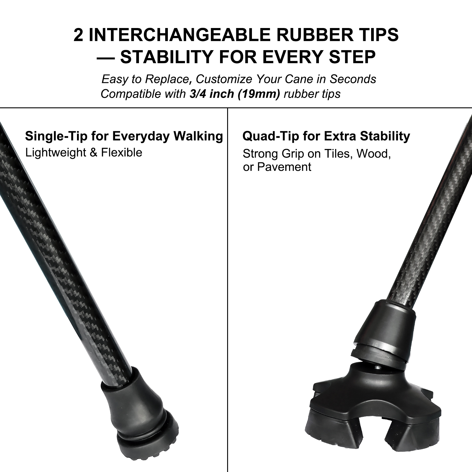 Carbon Fiber Adjustable Walking Cane