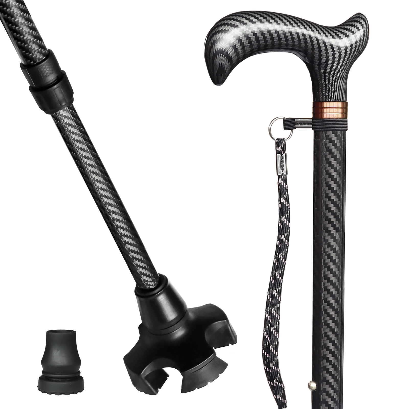 Carbon Fiber Adjustable Walking Cane