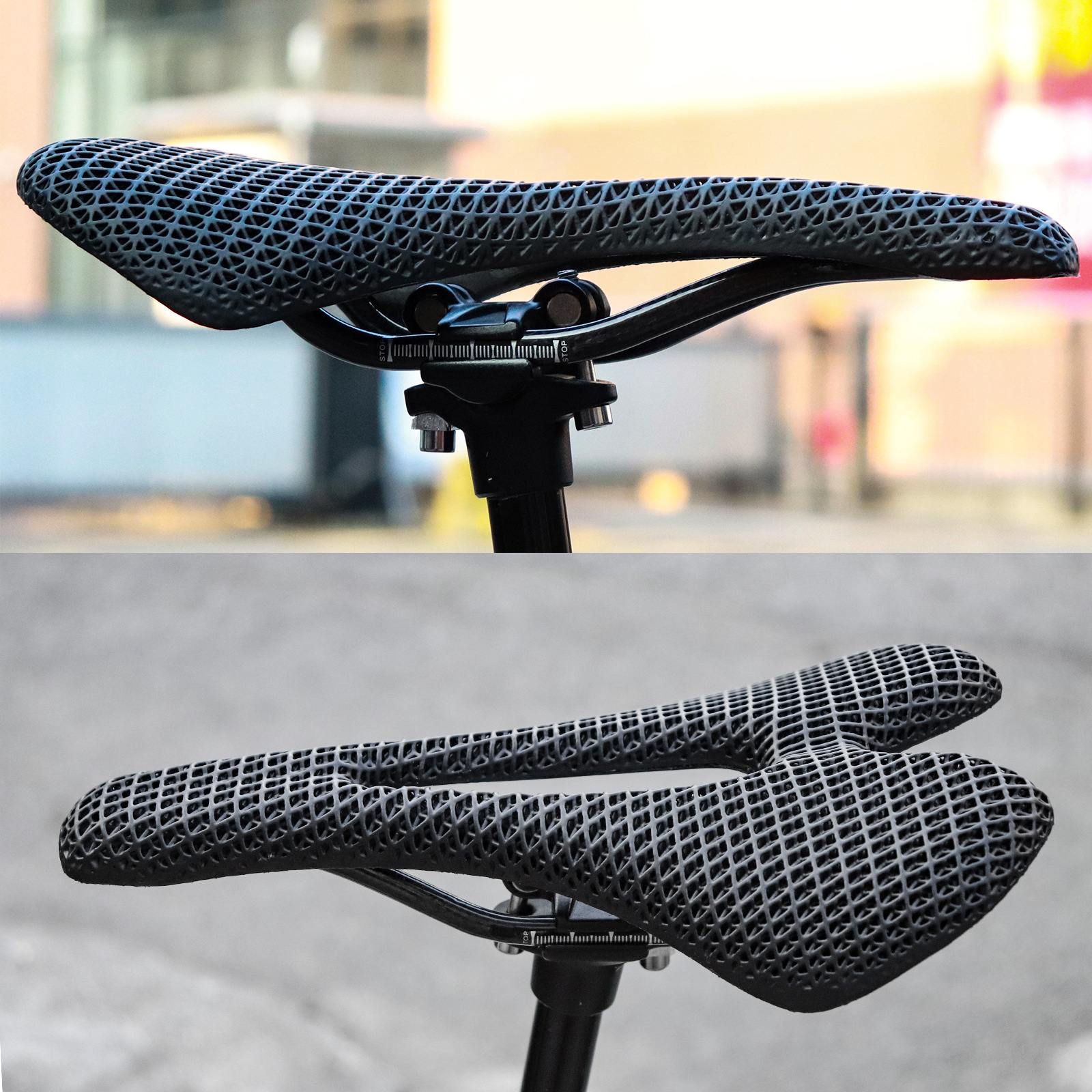 3D Printed Carbon Fiber Bicycle Saddle