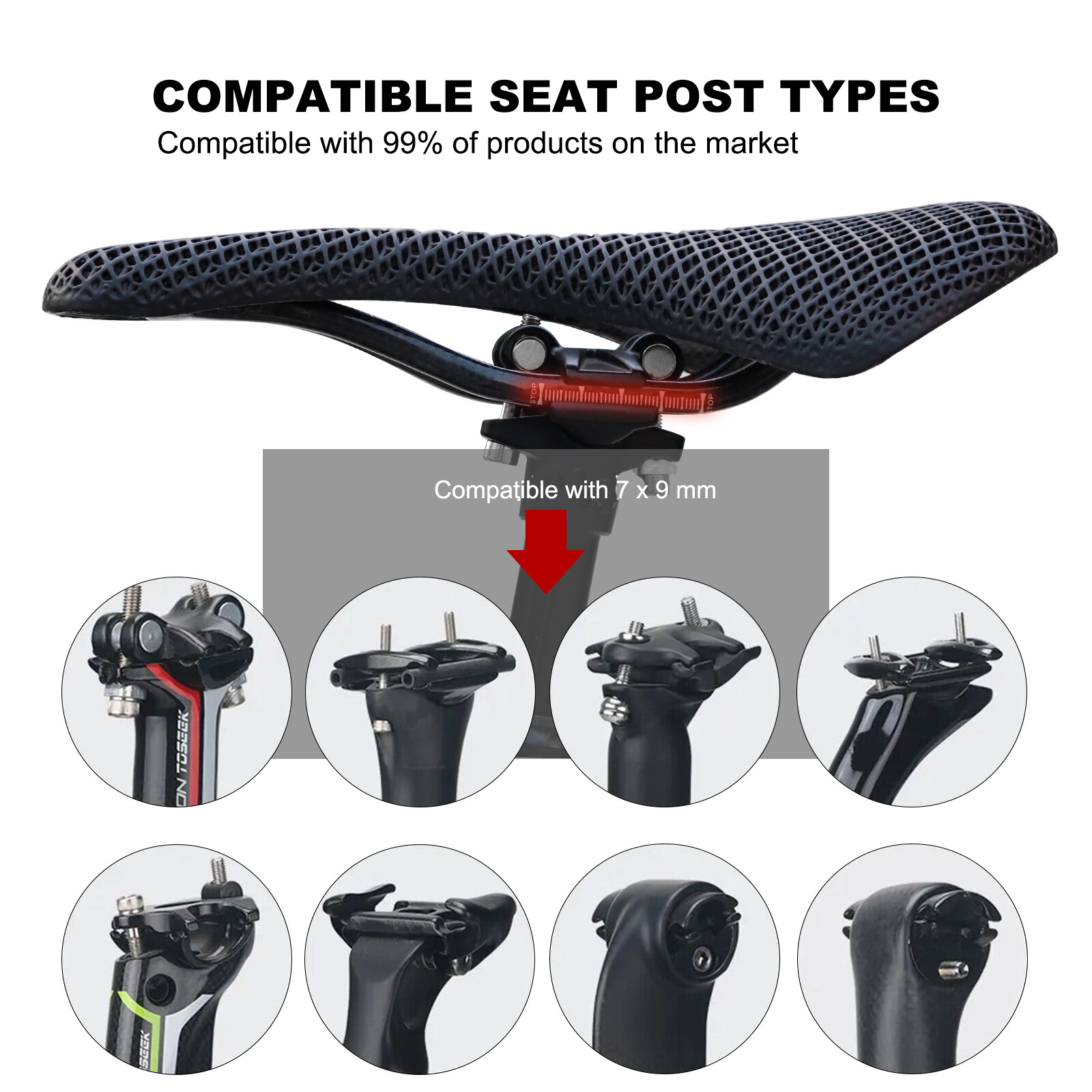 3D Printed Carbon Fiber Bicycle Saddle