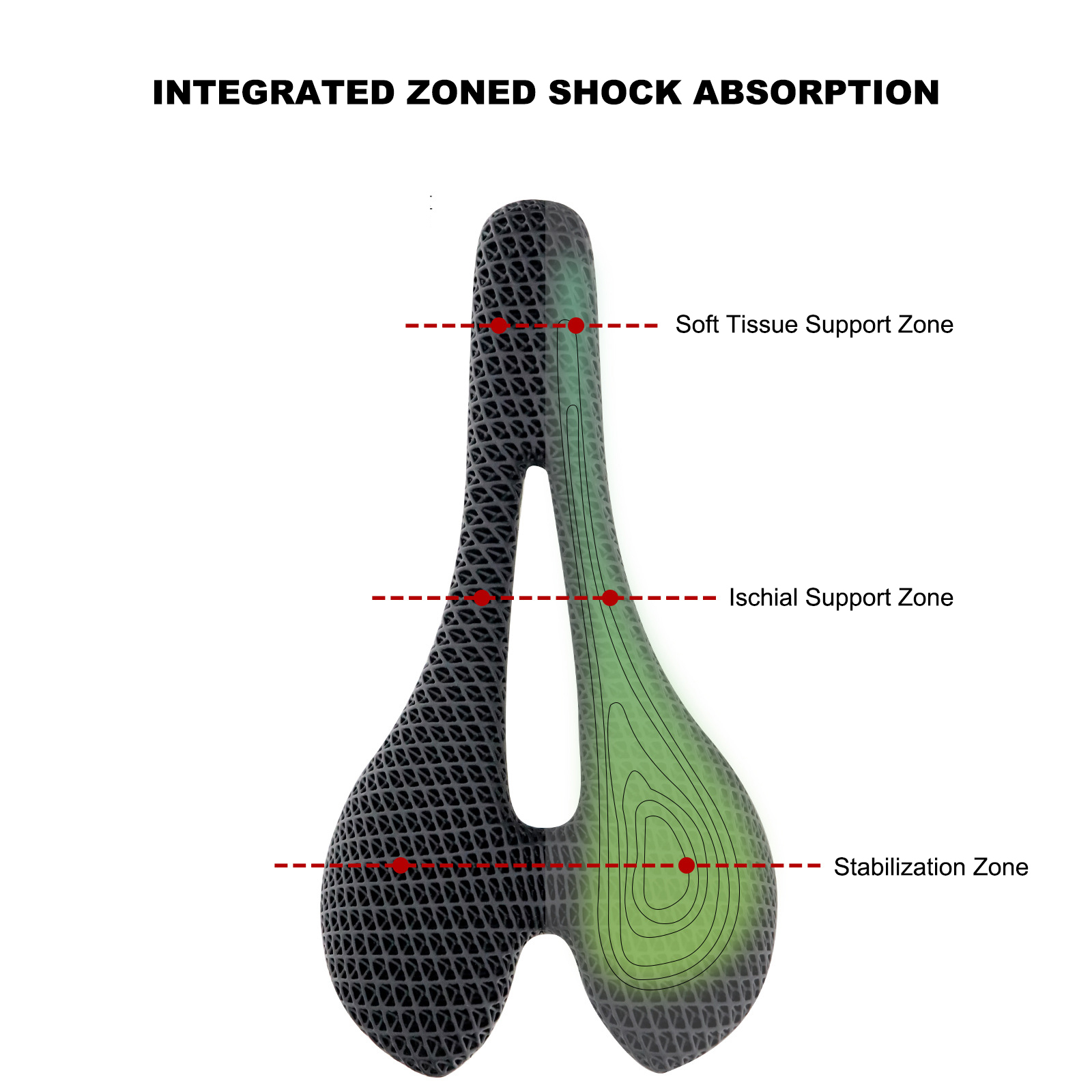 3D Printed Carbon Fiber Bicycle Saddle