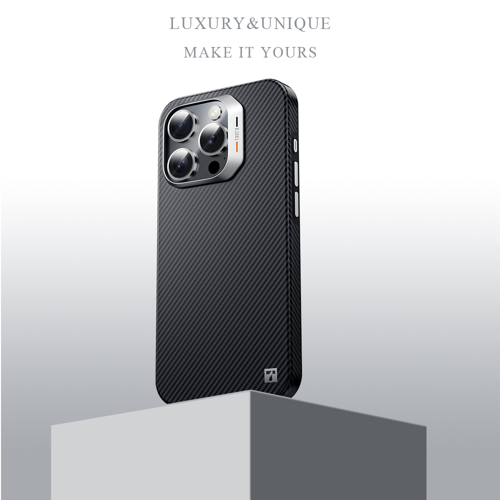 Carbon Fiber Apple iPhone 16 Cases for iPhone16Pro and Pro Max-Full Body Coverage