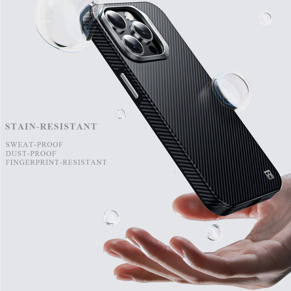 Carbon Fiber Apple iPhone 16 Cases for iPhone16Pro and Pro Max-Full Body Coverage