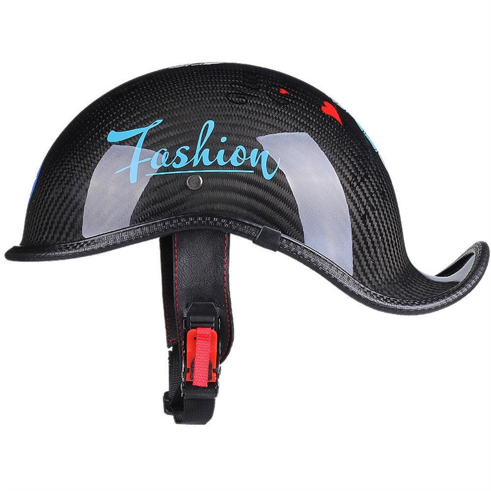 Carbon Fiber Baseball Motorcycle Helmet