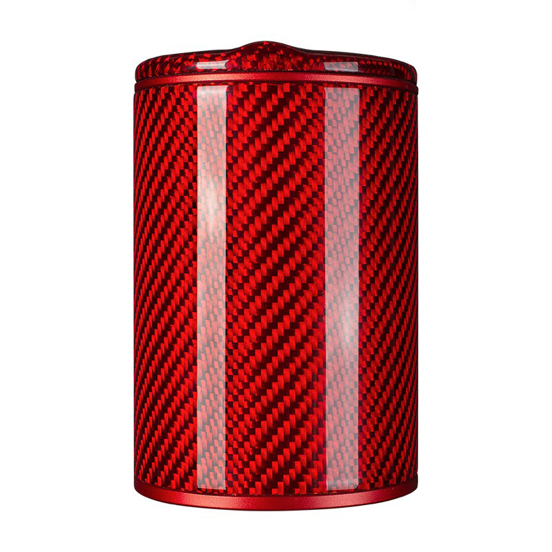 Carbon Fiber Car Ashtray with Lid 