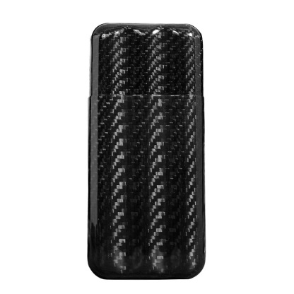 Carbon Fiber Cigar Case Humidors Tube Holder Storage Box Travel Case Modern Lightweight Portable Elegant Ideal for Travelers