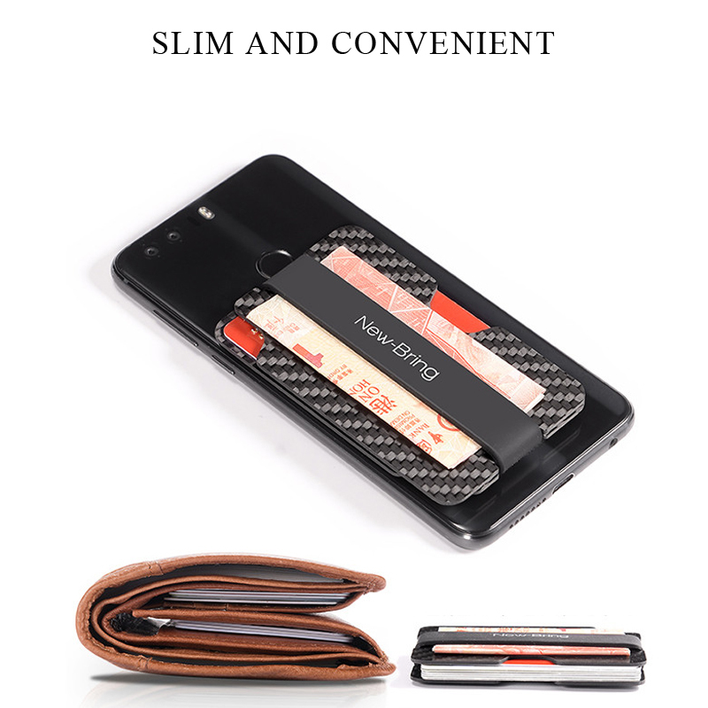 Carbon Fiber Credit Card Holder for Men