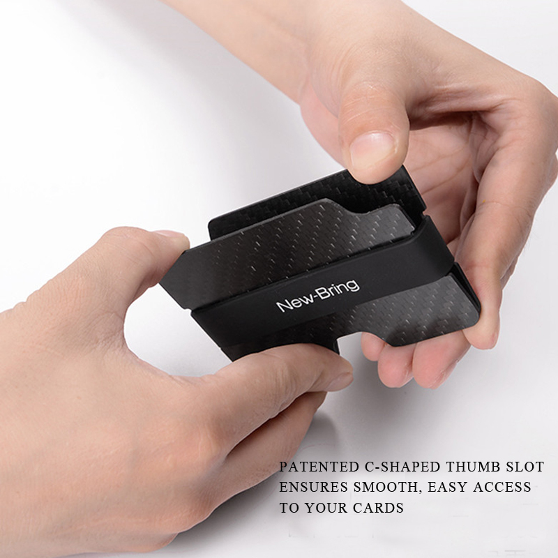 Carbon Fiber Credit Card Holder for Men