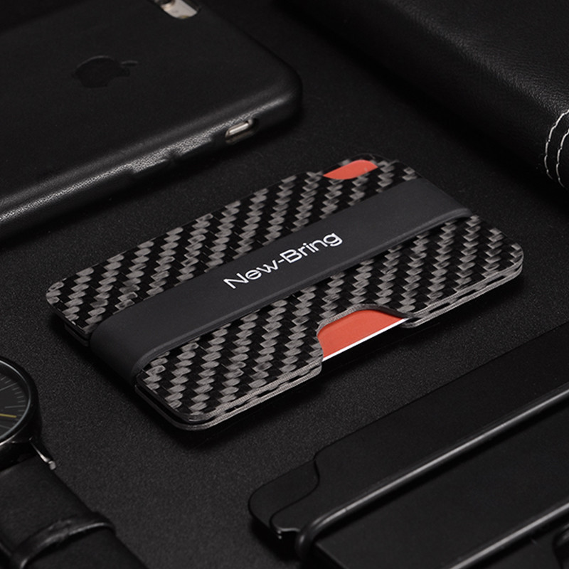 Carbon Fiber Credit Card Holder for Men