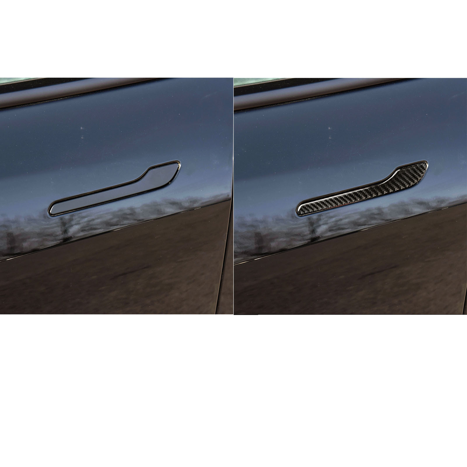 Carbon Fiber Door Handle Cover for Tesla Model 3 and Model Y