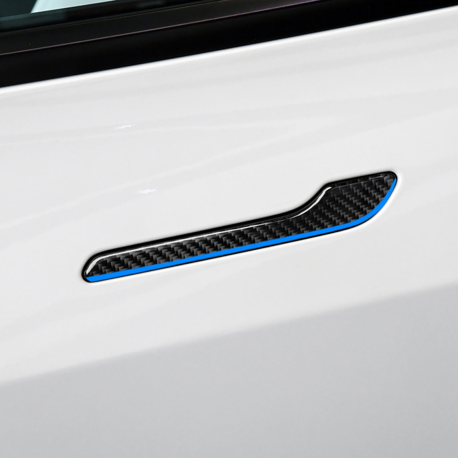 Carbon Fiber Door Handle Cover for Tesla Model 3 and Model Y