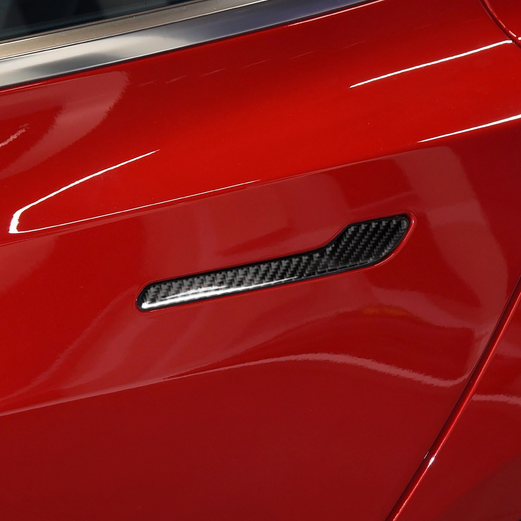 Carbon Fiber Door Handle Cover for Tesla Model 3 and Model Y