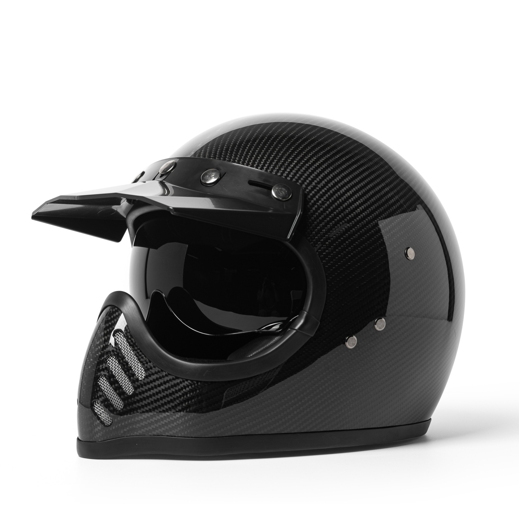 Carbon Fiber Full Face Motorcycle Helmet