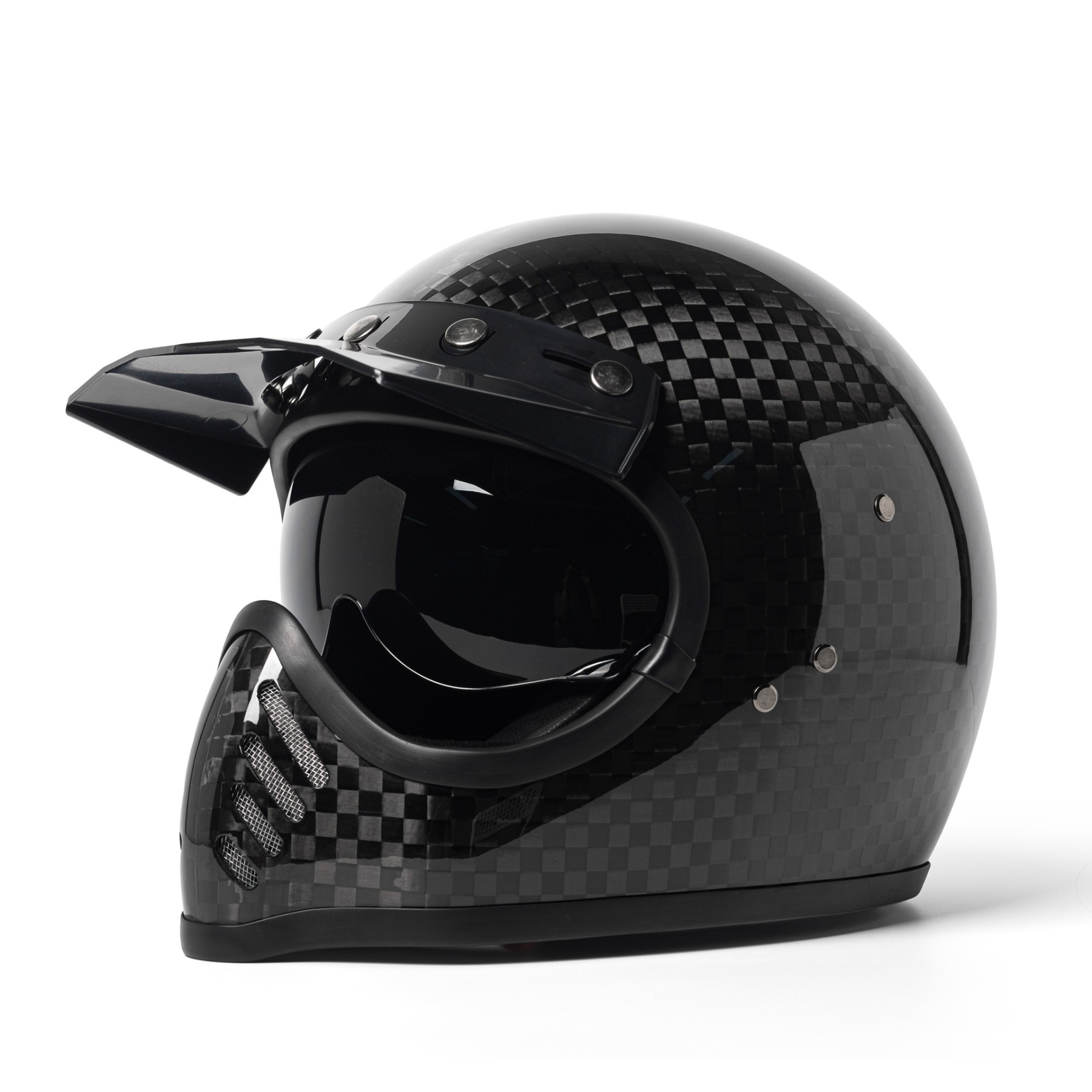 Carbon Fiber Full Face Motorcycle Helmet