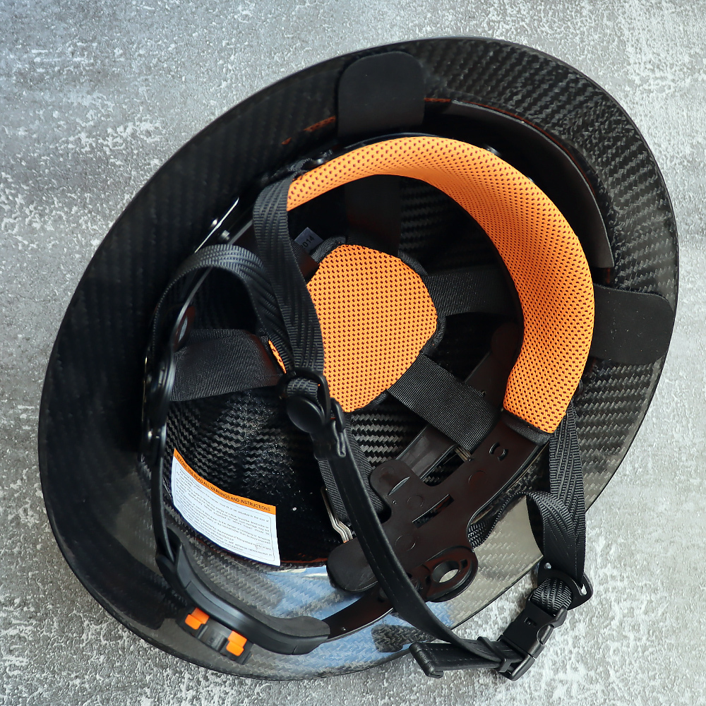 Carbon Fiber Full Brim Hard Hat