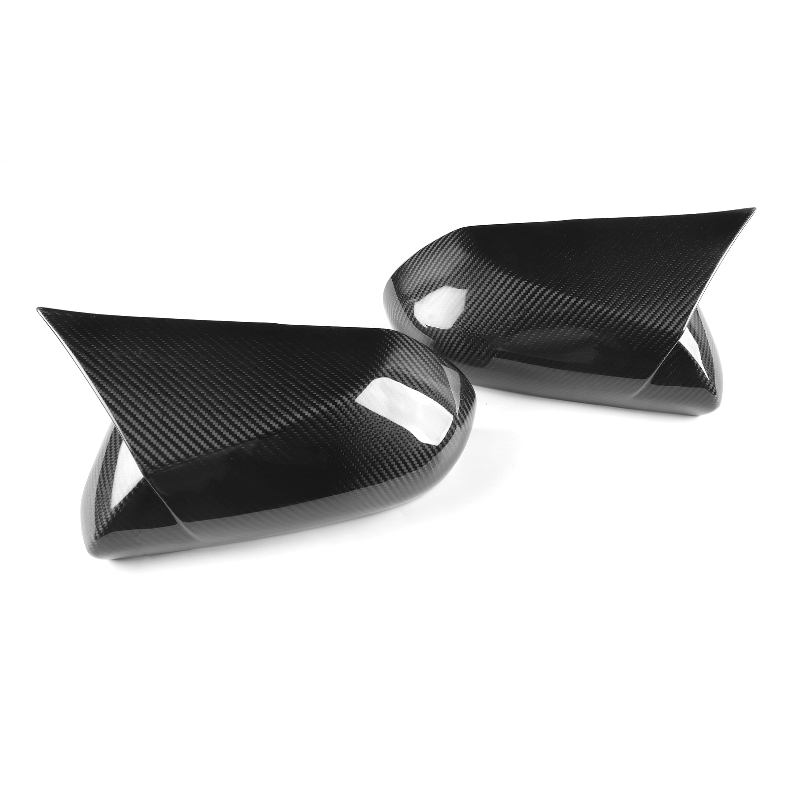 Carbon Fiber Look Rearview Mirror Cover Cap Compatible with Toyota Camry 2018-2024