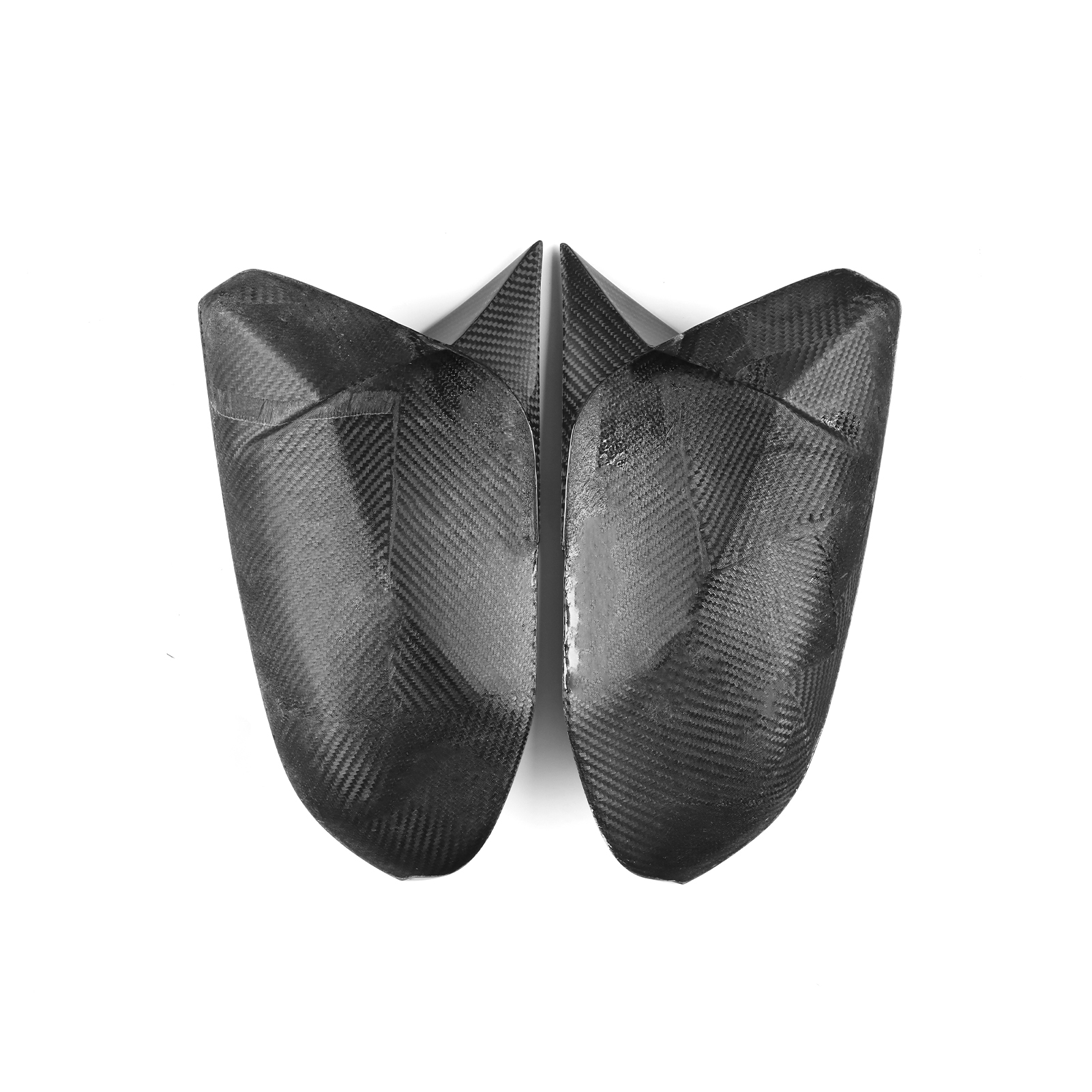 Carbon Fiber Look Rearview Mirror Cover Cap Compatible with Toyota Camry 2018-2024