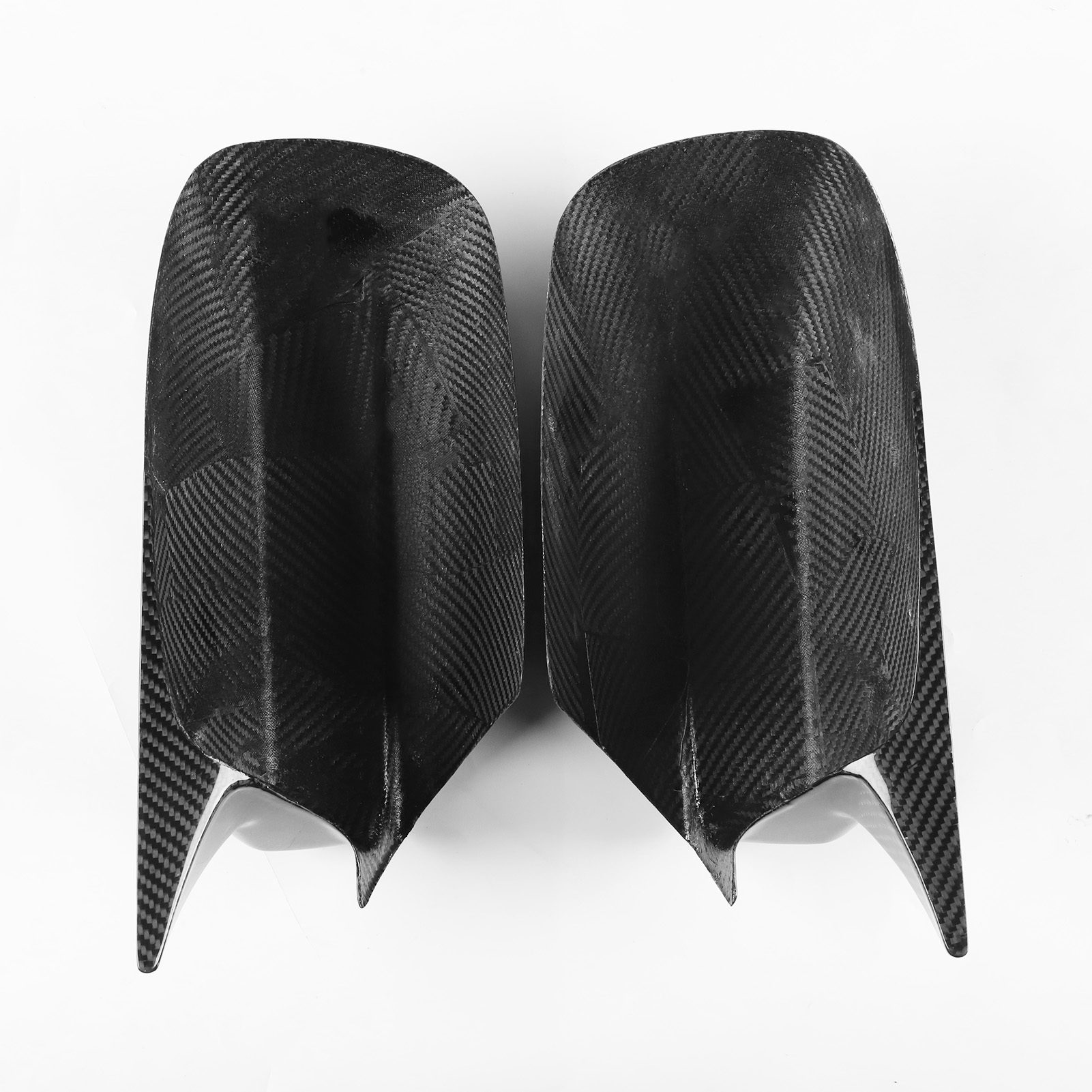 Carbon Fiber Look Rearview Mirror Cover Cap Compatible with 2011-2021 Dodge Charger Chrysler 300C