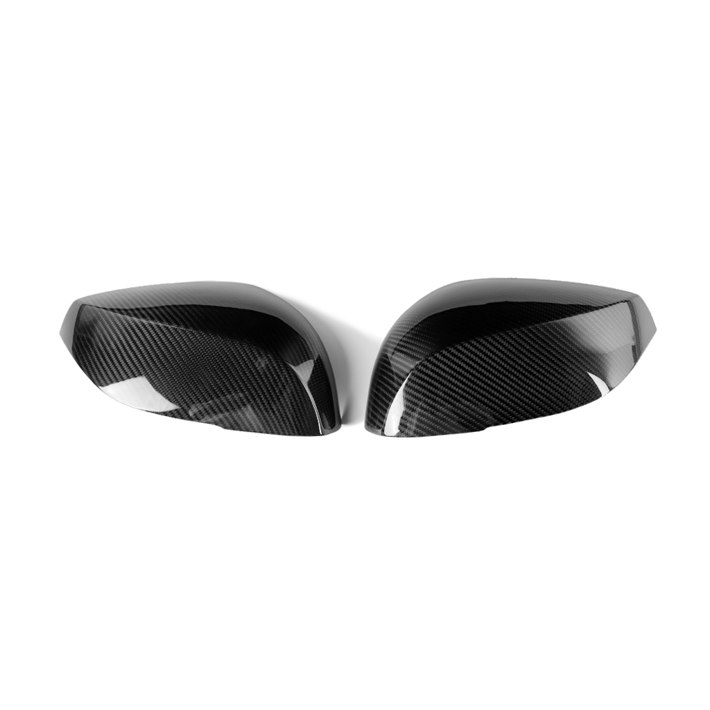 Carbon Fiber Look Rearview Mirror Cover Cap Compatible with Infiniti Q50 2014-2019
