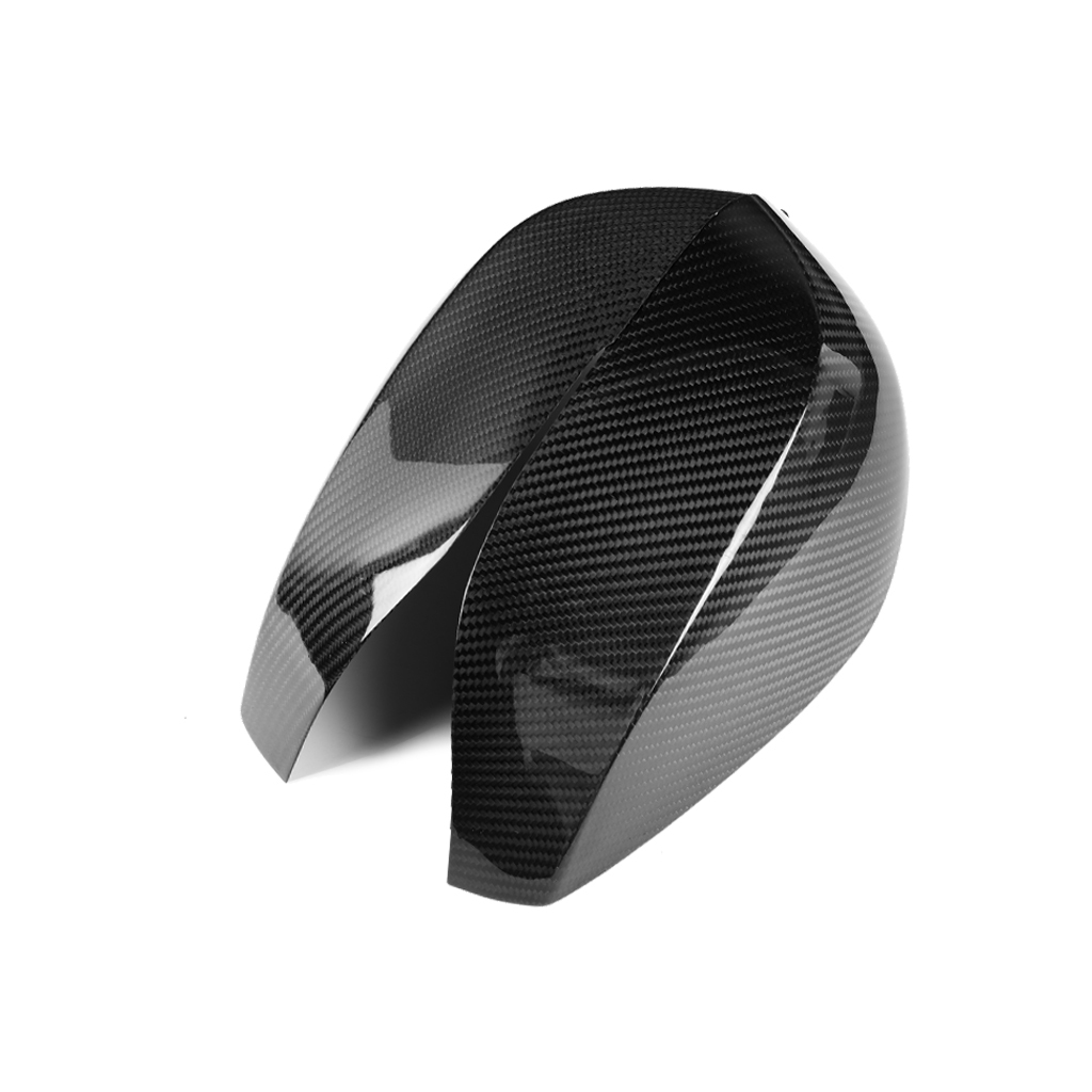 Carbon Fiber Look Rearview Mirror Cover Cap Compatible with Infiniti Q50 2014-2019