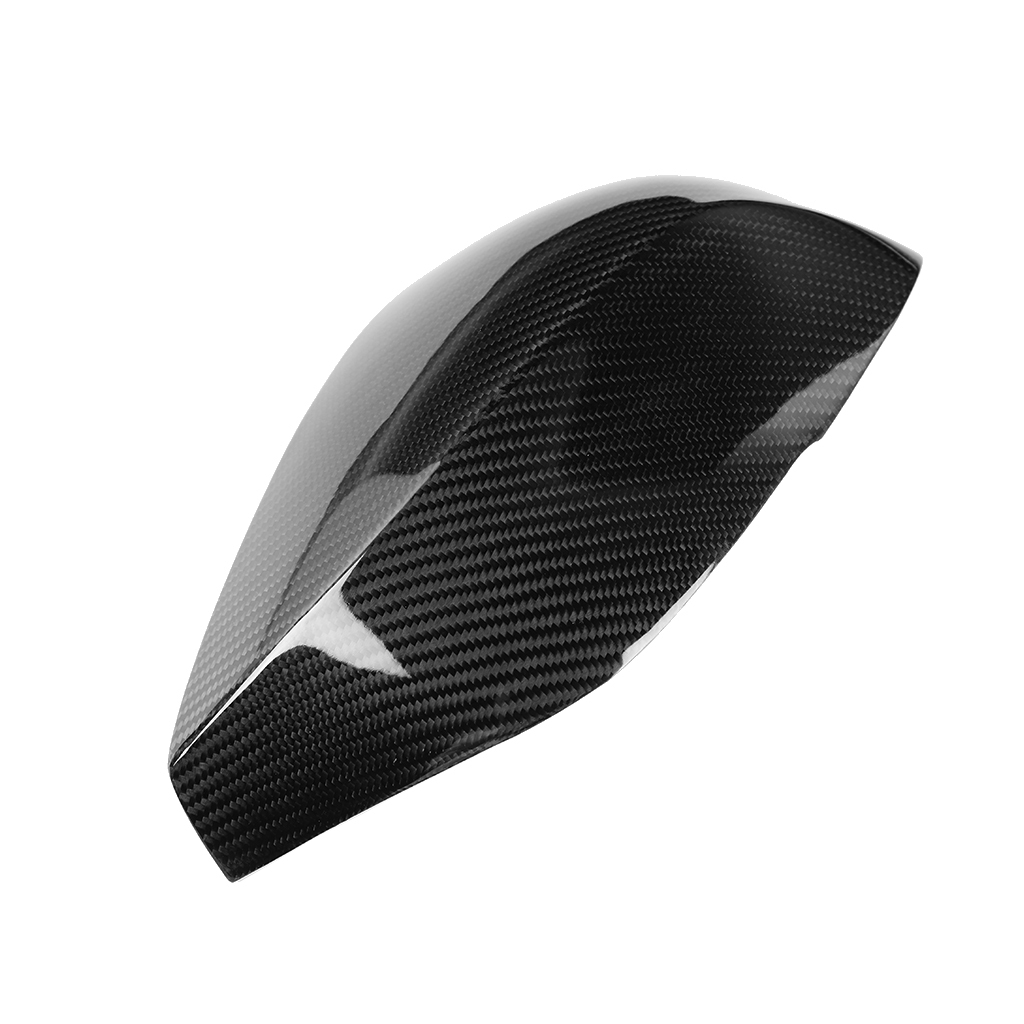 Carbon Fiber Look Rearview Mirror Cover Cap Compatible with Infiniti Q50 2014-2019