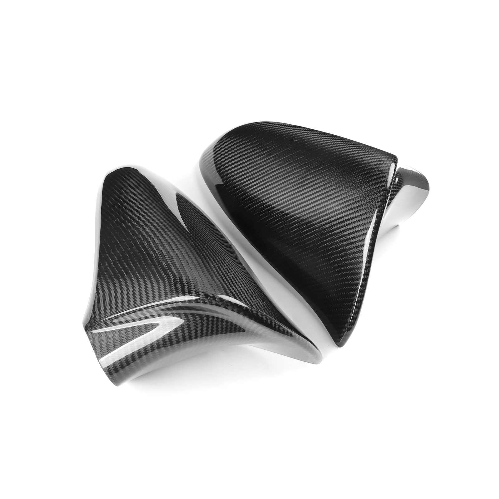Carbon Fiber Look Rearview Mirror Cover Cap Compatible with Lexus 2014-2020 IS ES LS GS CE RC