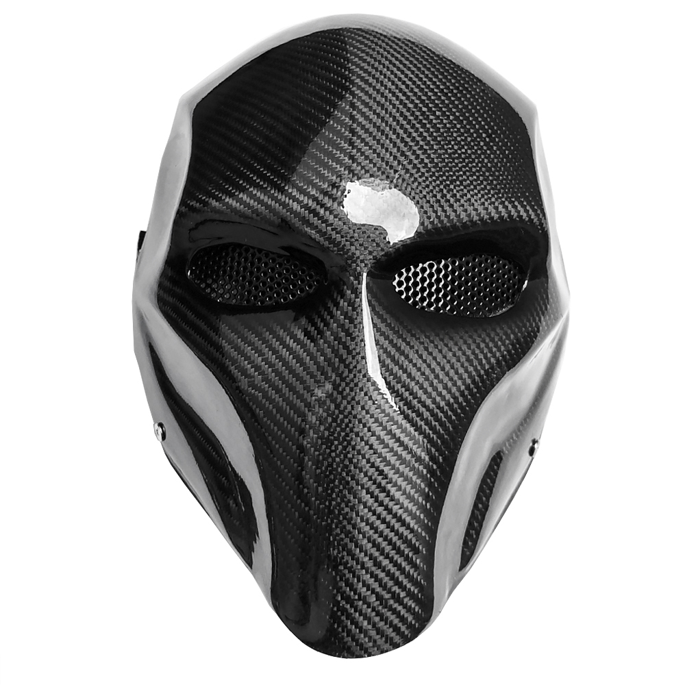 Carbon Fiber Mask for Cosplay and Costume Parties