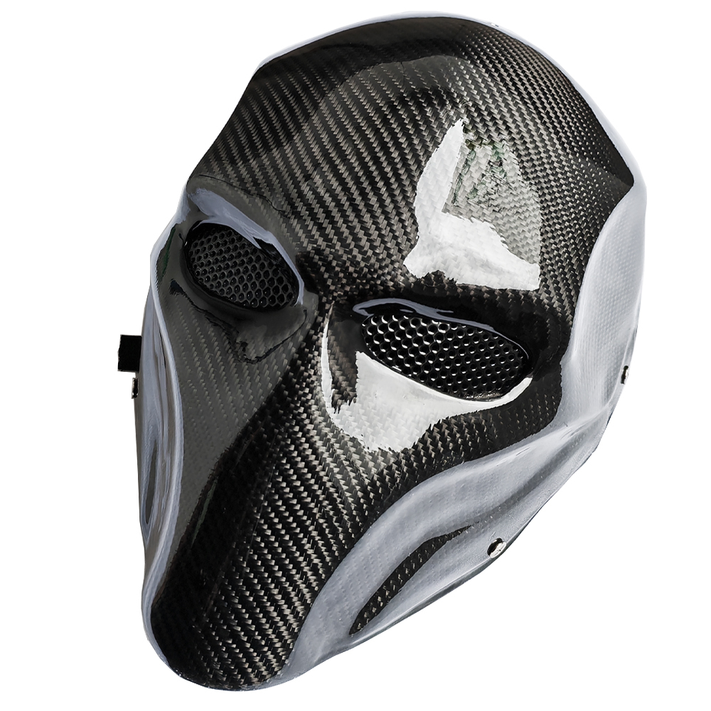 Carbon Fiber Mask for Cosplay and Costume Parties