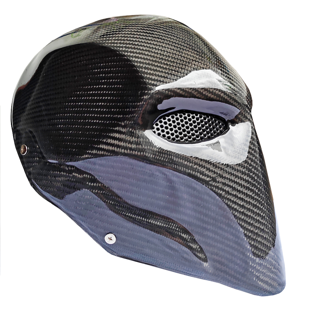 Carbon Fiber Mask for Cosplay and Costume Parties