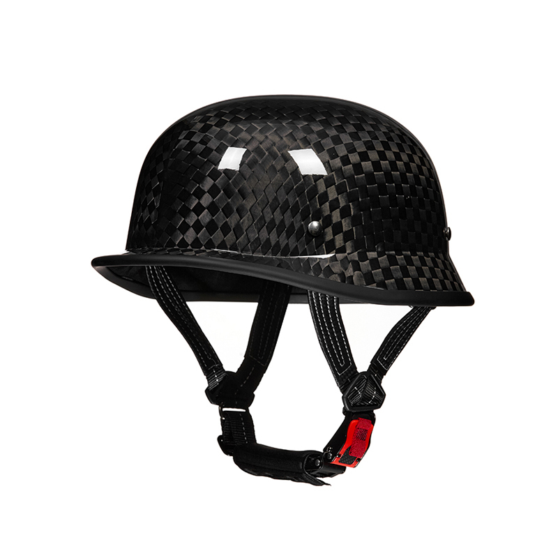 Carbon Fiber Motorcycle Half Helmet – Lightweight & Durable for Men & Women