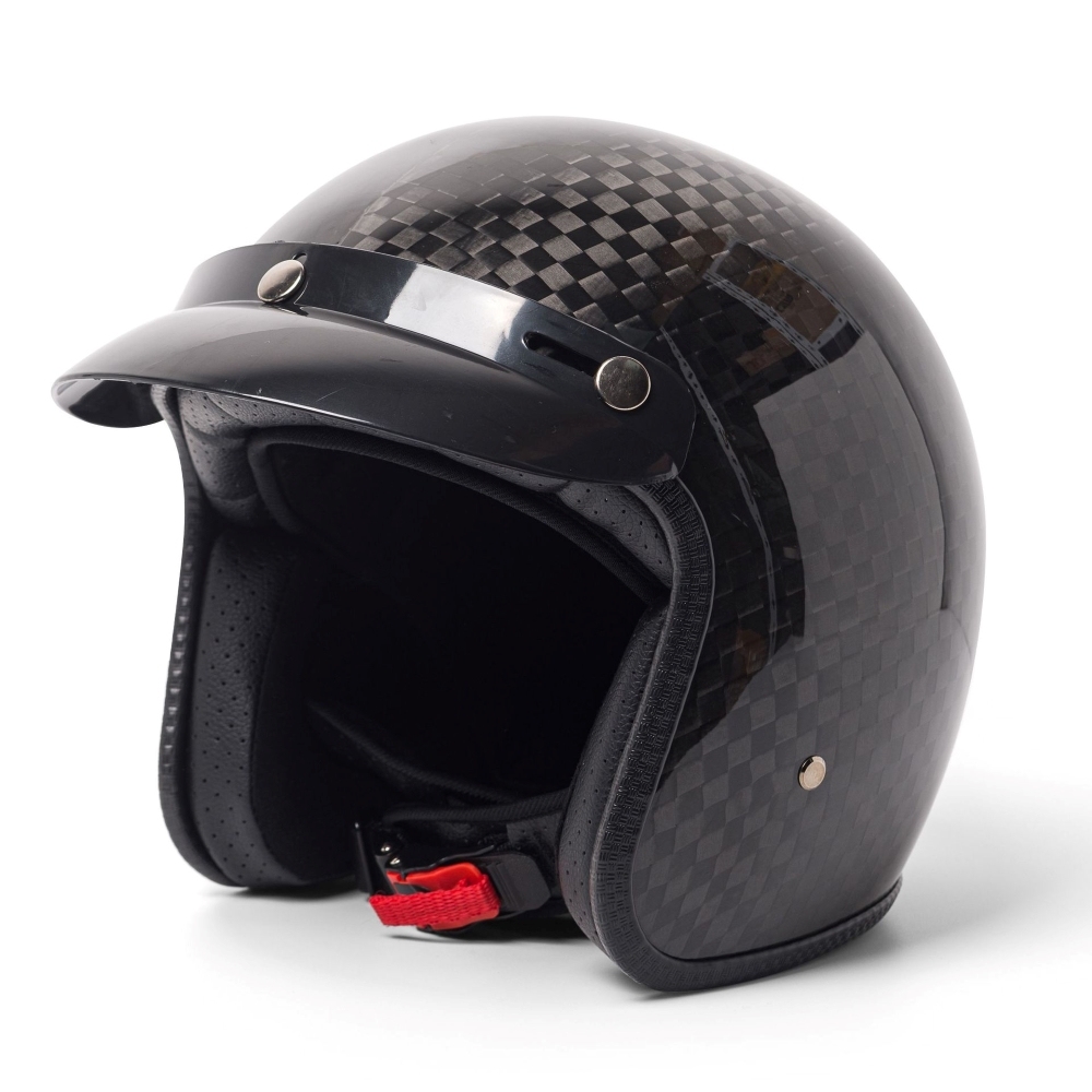 Real Carbon Fiber Motorcycle Helmet DOT Approved