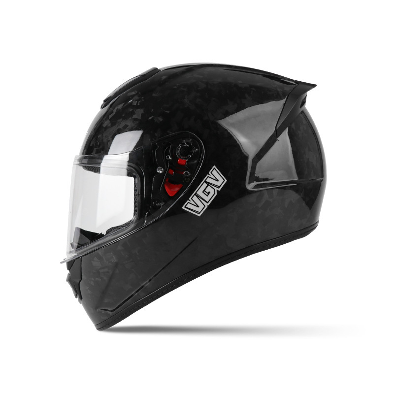 Carbon Fiber Motorcycle Helmet With Bluetooth