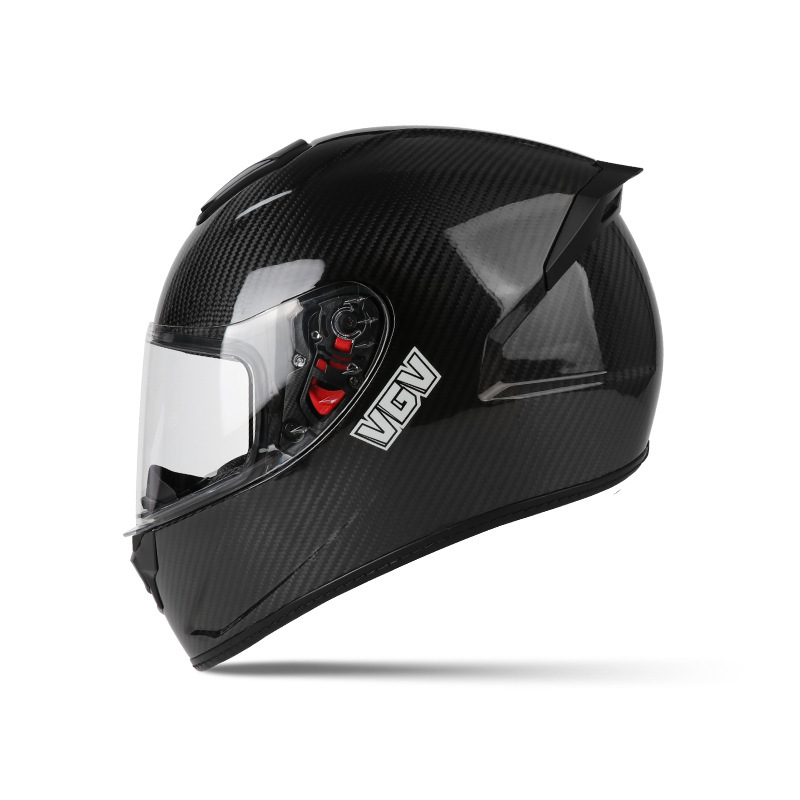Carbon Fiber Motorcycle Helmet With Bluetooth