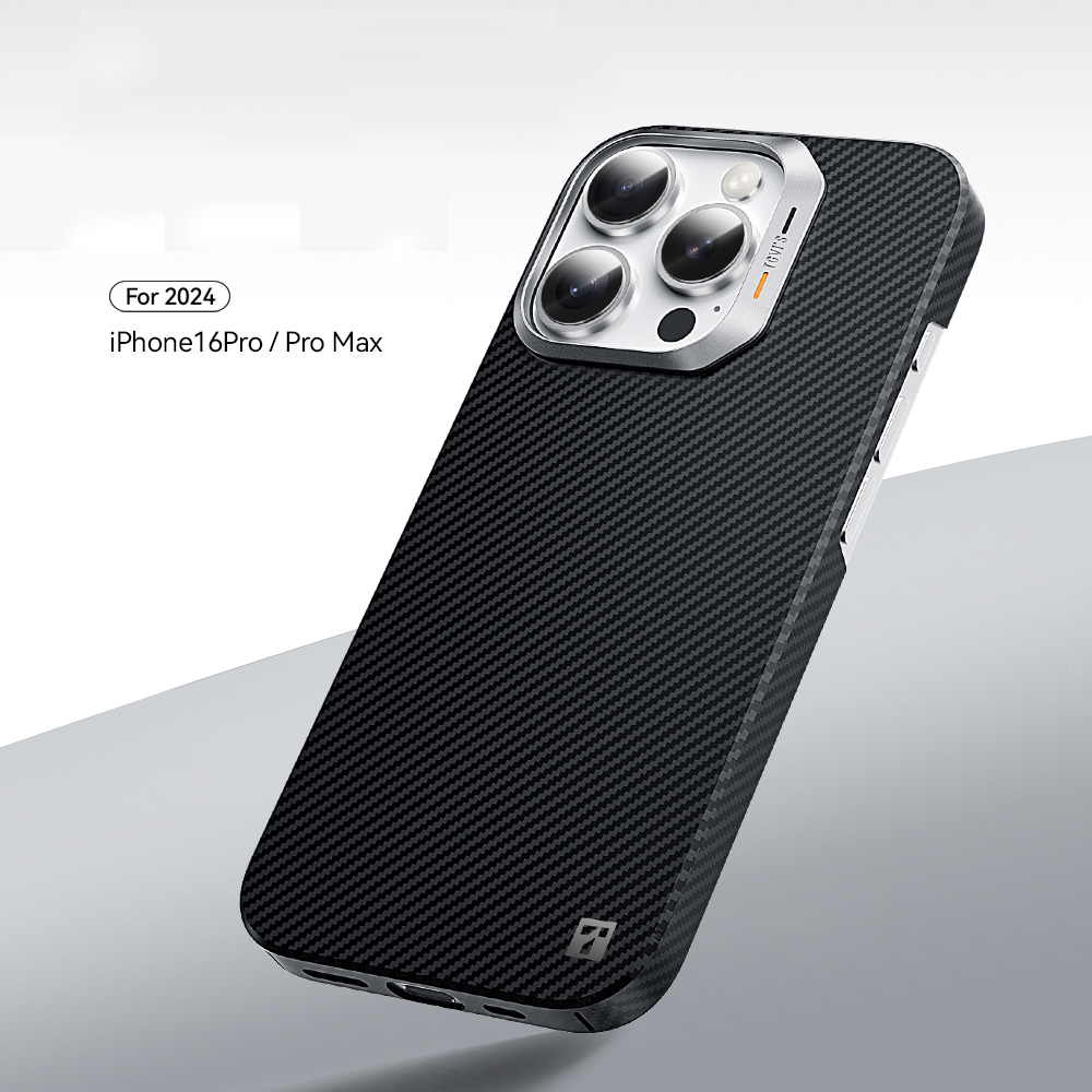 Carbon Fiber Phone case for iPhone 16 Pro and Pro Max-Classic