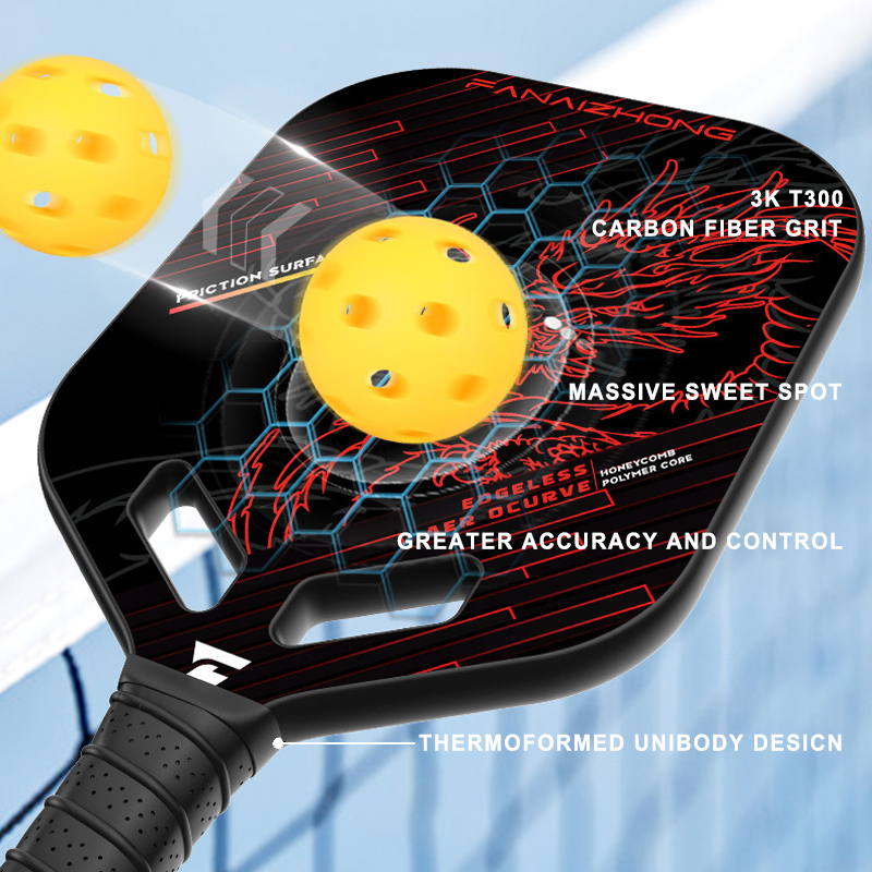 Carbon Fiber Pickleball Paddle with a 20mm Polymer Core
