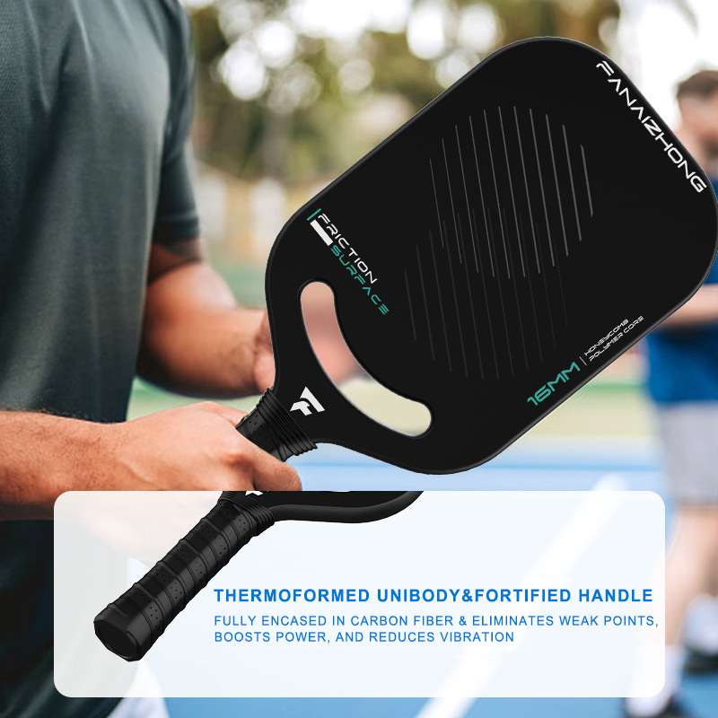 Carbon Fiber Pickleball Paddle with Aero Throat