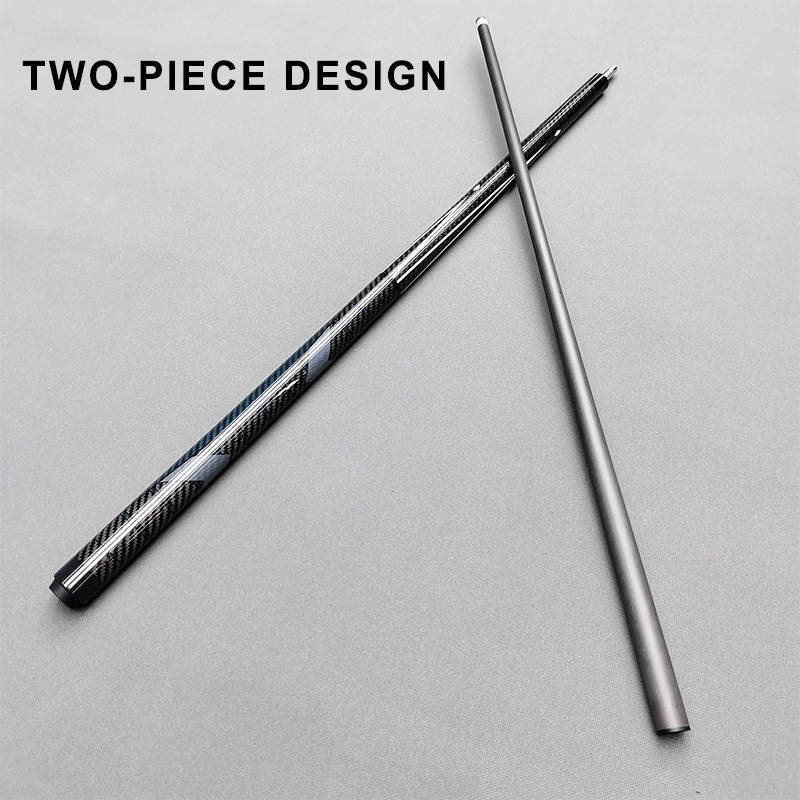 Carbon Fiber Pool Cue 12.5mm(3/8-8 Teeth) Low Deflection Pool Stick
