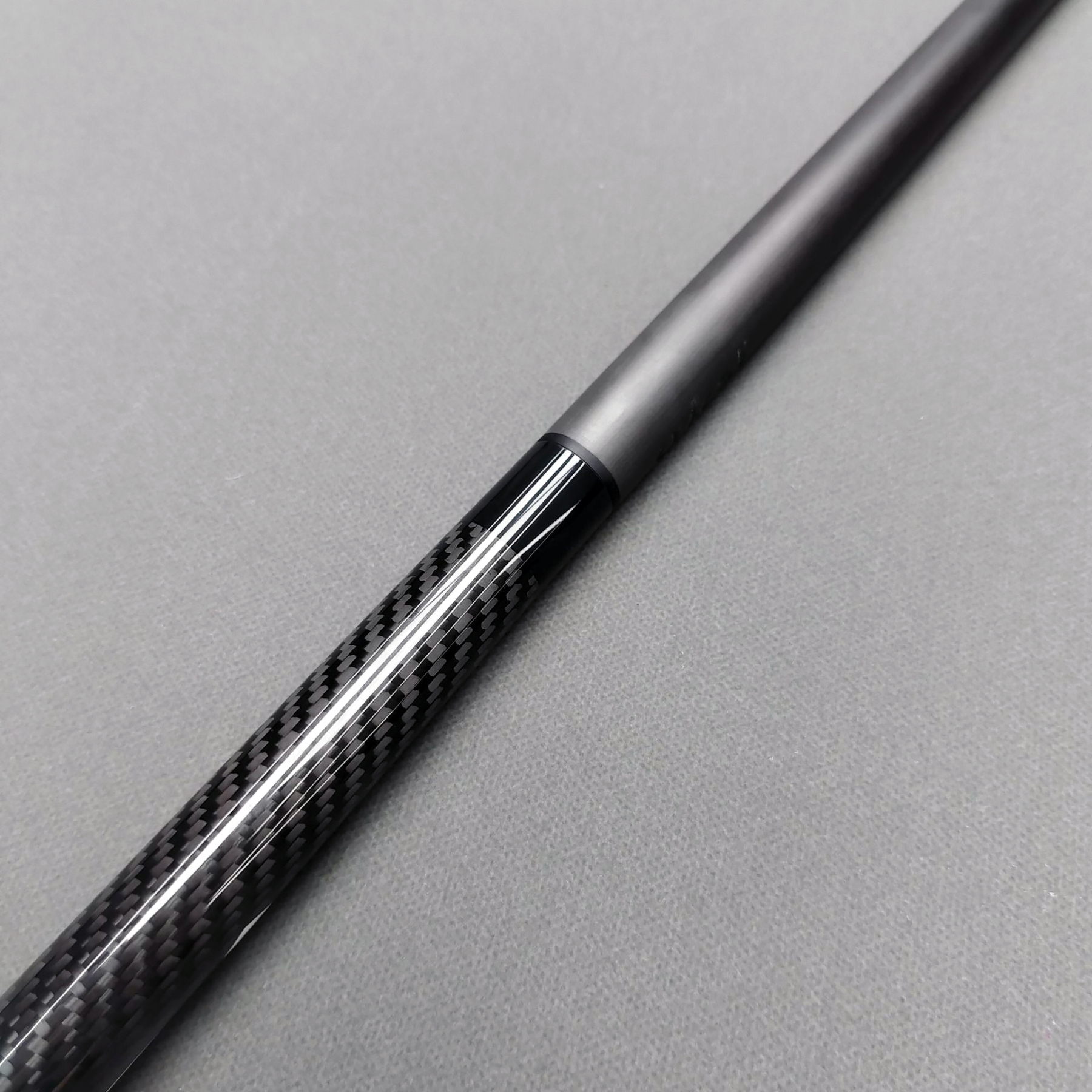 Carbon Fiber Pool Cue 12.5mm(3/8-8 Teeth) Low Deflection Pool Stick