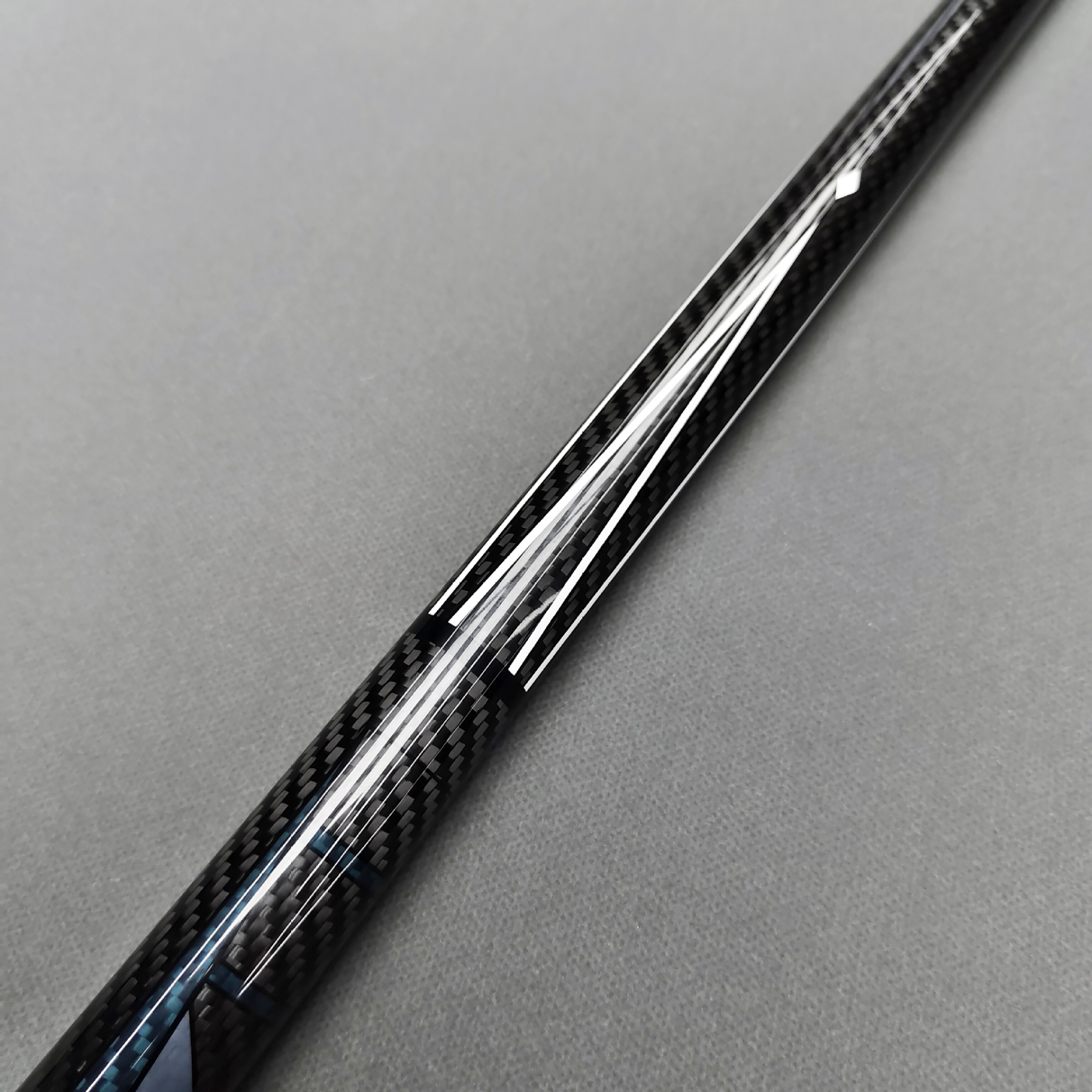 Carbon Fiber Pool Cue 12.5mm(3/8-8 Teeth) Low Deflection Pool Stick