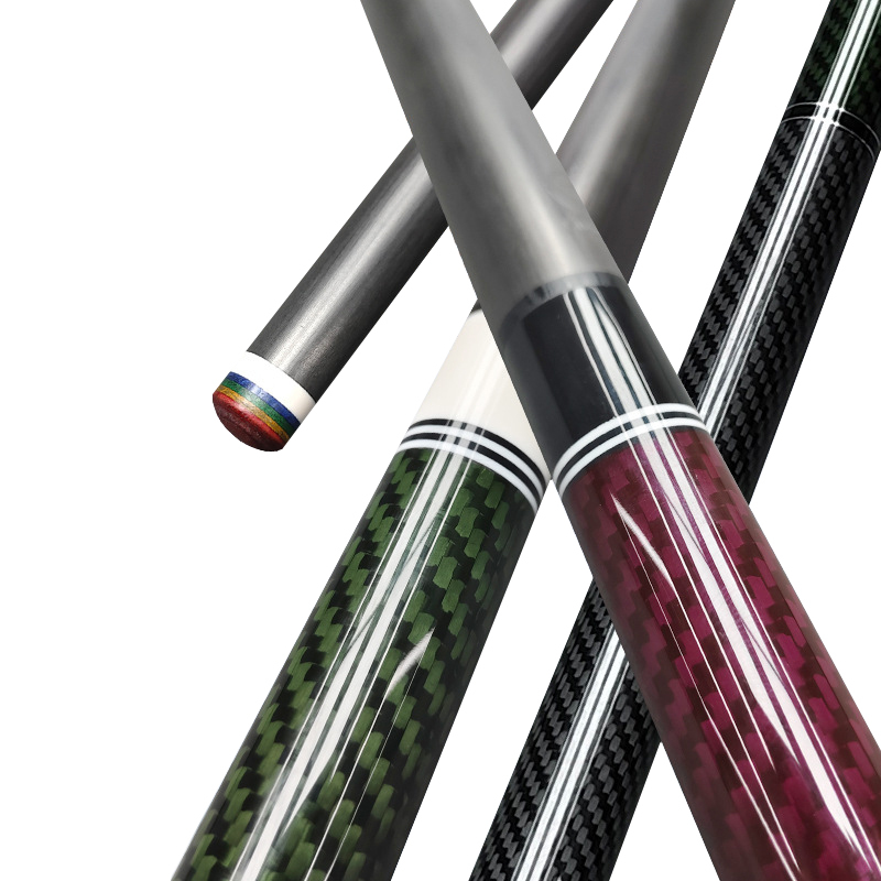 Carbon Fiber Pool Cue Stick 12.5mm 3/8*8 Radial Pin Joint