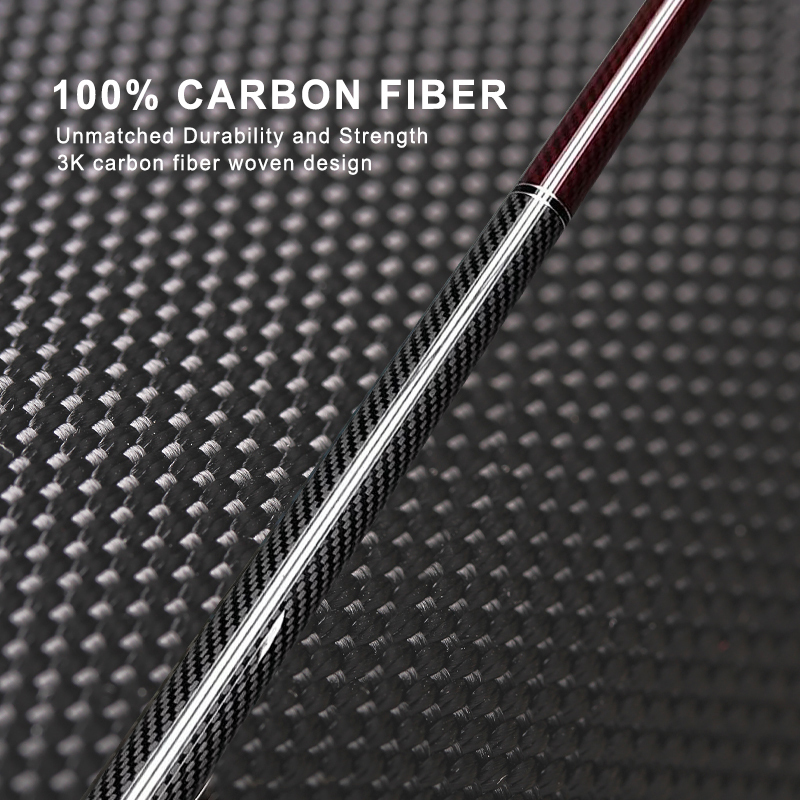 Carbon Fiber Pool Cue Stick 12.5mm 3/8*8 Radial Pin Joint