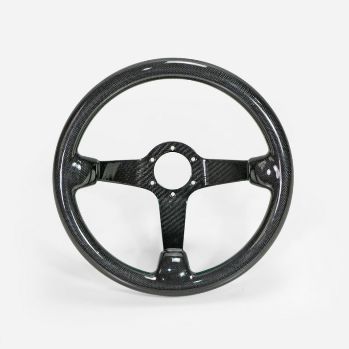 Carbon Fiber Quick Release Racing Steering Wheel 14 inch 350mm Diamete ...