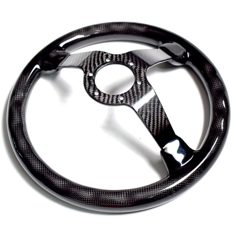 Carbon Fiber Quick Release Racing Steering Wheel 14 inch 350mm Diameter