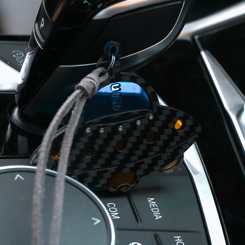 Handmade Carbon Fiber Rearview Mirror Hanging Accessories