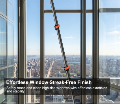 Carbon Fiber Telescoping Extension Pole for Window Cleaning
