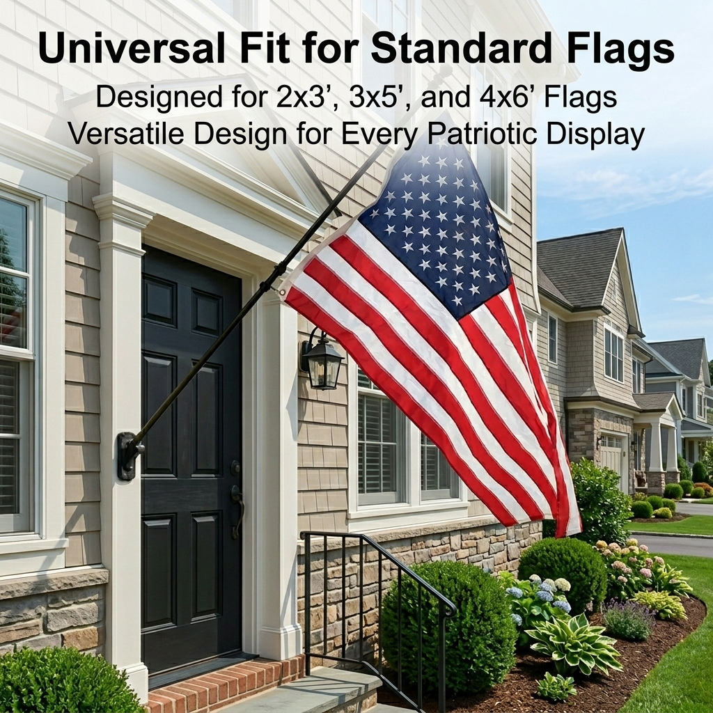 Carbon Fiber Telescoping Flag Pole 3–6 FT – Lightweight, Durable & Wind-Resistant